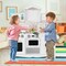 Costway Kids Play Kitchen Wooden Cooking Pretend Playset Cookware Toddler Gift